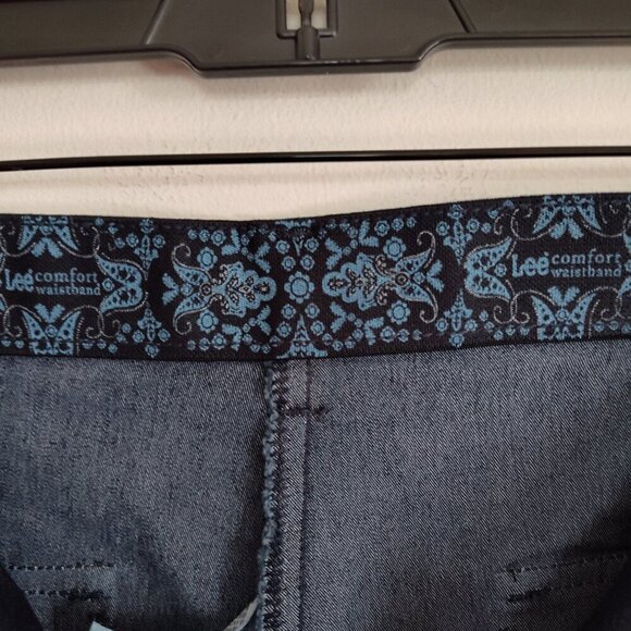 Ladies SZ 12M Lee Relaxed Fit All Day Blue Jean - Picture 4 of 4